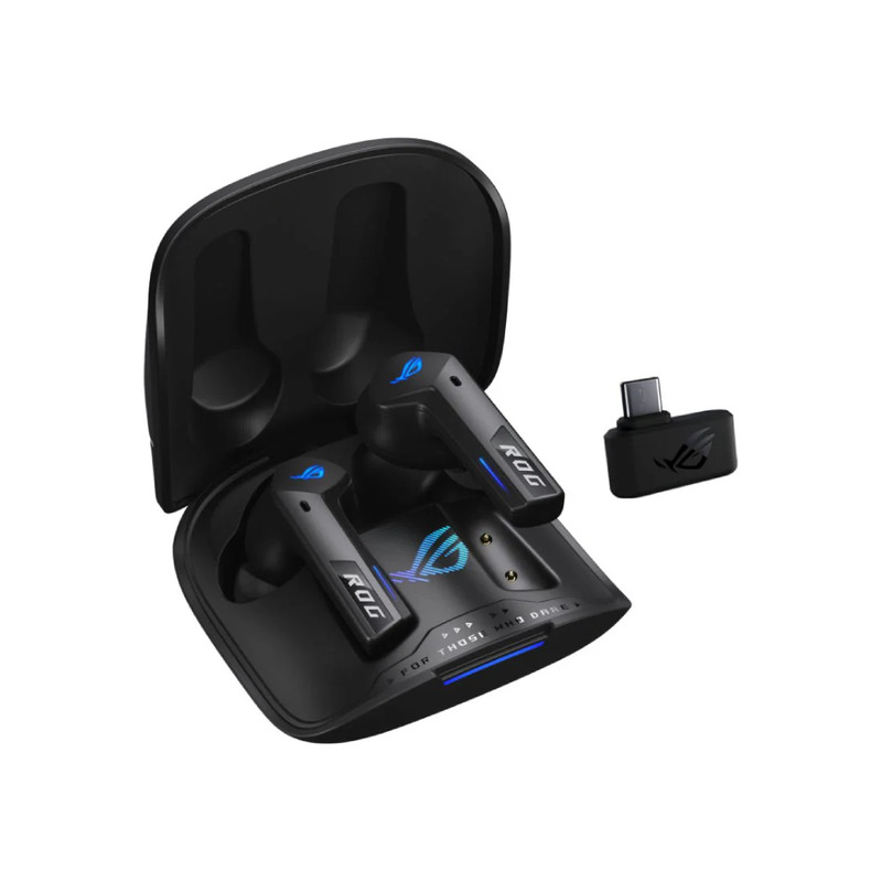Asus ROG Cetra True Wireless SpeedNova RGB Earphones - Black - سماعات